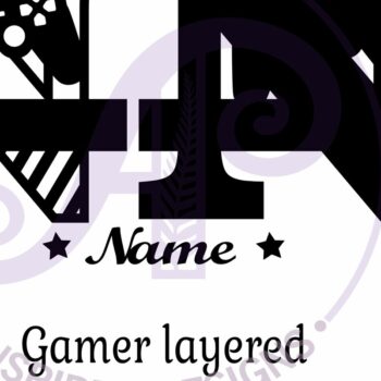 Intra απο ξύλο plywood 3mm-4mm πάχος - Μονόγραμμα κεφαλαίου παίκτη Γράμμα N Δίασταση 30x20 cm INTRAFABR-109004018 - Image 3