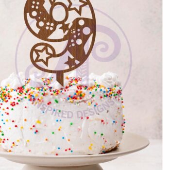 Intra απο ξύλο plywood 3mm-4mm πάχος - Αρχεία αποκοπής  Number Cake Toppers Δίασταση 30x20 cm INTRAFABR-102865682 - Image 2