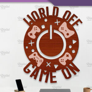 Intra απο ξύλο plywood 3mm-4mm πάχος -  Sign Gamer. Μονόγραμμα σημάδια  Δίασταση 30x20 cm INTRAFABR-84293725