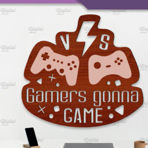 Intra απο ξύλο plywood 3mm-4mm πάχος -  Sign Gamer. Μονόγραμμα σημάδια  Δίασταση 30x20 cm INTRAFABR-84293823