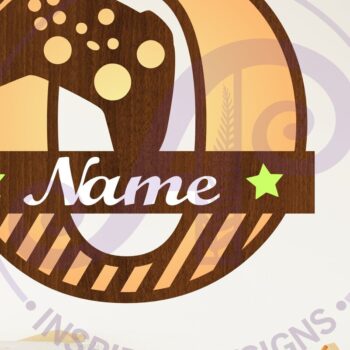 Intra απο ξύλο plywood 3mm-4mm πάχος - Gamer X κεφαλαίο μονόγραμμα Γράμμα O Δίασταση 30x20 cm INTRAFABR-108988589 - Image 1