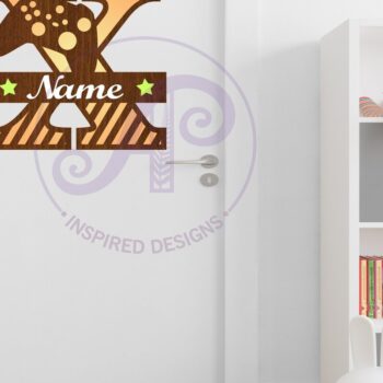 Intra απο ξύλο plywood 3mm-4mm πάχος - Gamer X Κεφάλαιο μονόγραμμα Γράμμα X Δίασταση 30x20 cm INTRAFABR-108988409 - Image 2