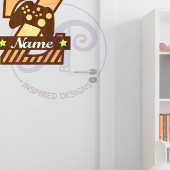 Intra απο ξύλο plywood 3mm-4mm πάχος - Gamer X κεφαλαίο μονόγραμμα Γράμμα Z Δίασταση 30x20 cm INTRAFABR-108988362 - Image 2