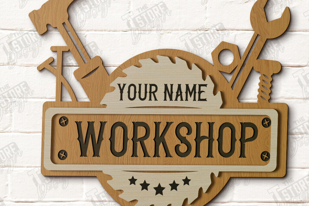 Intra απο ξύλο plywood 3mm-4mm πάχος - Πινακίδα γκαράζ | Μηχανική επιτοίχια πινακίδα|Σπηλιά ανθρώπου Δίασταση 30x20 cm INTRAFABR-118895376