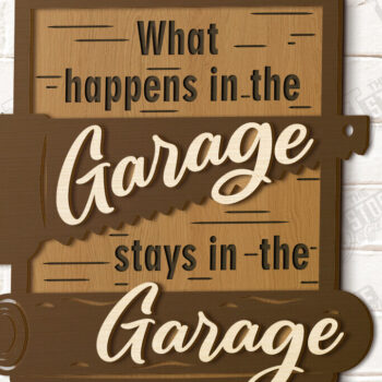 Intra απο ξύλο plywood 3mm-4mm πάχος - Πακέτο επιγραφών γκαράζ | Man Cave |  CNC Δίασταση 30x20 cm INTRAFABR-119067423 - Image 4