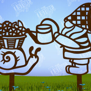 Intra απο ξύλο plywood 3mm-4mm πάχος - Διακόσμηση Κήπου Gnome | Πασσάλους γκαζόν Δίασταση 20x20 cm INTRAFABR-102895484