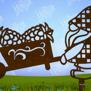 Intra απο ξύλο plywood 3mm-4mm πάχος - Διακόσμηση Κήπου Gnome | Πασσάλους γκαζόν Δίασταση 20x20 cm INTRAFABR-102895329