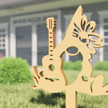 Intra απο ξύλο plywood 3mm-4mm πάχος - Garden Gnome. Πασσάλων Κήπου Δίασταση 30x20 cm INTRAFABR-94152379 - Image 1