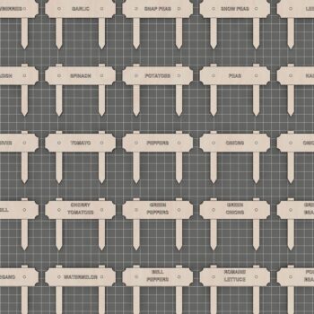 Intra απο ξύλο plywood 3mm-4mm πάχος - Μαρκαδόροι κήπου Πρότυπα Glowforge Δίασταση 30x20 cm INTRAFABR-39959567 - Image 5