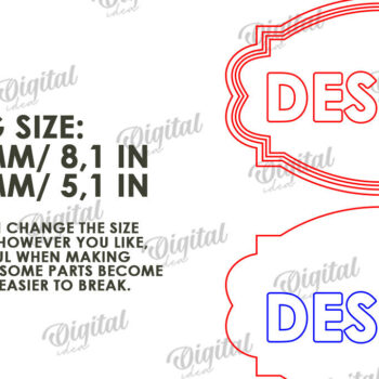 Intra απο ξύλο plywood 3mm-4mm πάχος -  πινακίδα κήπου. Σημάδι γιαγιάς  Δίασταση 30x20 cm INTRAFABR-114318832 - Image 3