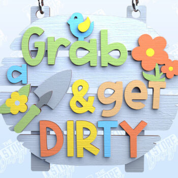 Intra απο ξύλο plywood 3mm-4mm πάχος - Πινακίδα κήπου | Φυτών Πασσάλων | CNC Δίασταση 30x20 cm INTRAFABR-98908376 - Image 1