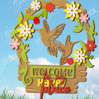 Intra απο ξύλο plywood 3mm-4mm πάχος - Πινακίδα πασσάλων κήπου | Φυτών Πασσάλων | CNC Δίασταση 30x20 cm INTRAFABR-117275358 - Image 1