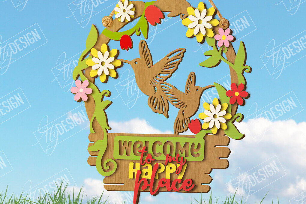 Intra απο ξύλο plywood 3mm-4mm πάχος - Πινακίδα πασσάλων κήπου | Φυτών Πασσάλων | CNC Δίασταση 30x20 cm INTRAFABR-117275358