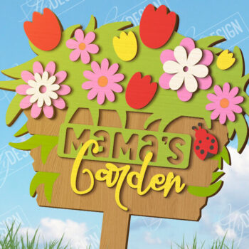 Intra απο ξύλο plywood 3mm-4mm πάχος - Πινακίδα πασσάλων κήπου | Φυτών Πασσάλων | CNC Δίασταση 30x20 cm INTRAFABR-117275325 - Image 1