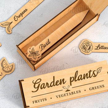 Intra απο ξύλο plywood 3mm-4mm πάχος - Πασσάλους κήπου με Box Laser Cut Δίασταση 30x20 cm INTRAFABR-121902361 - Image 1