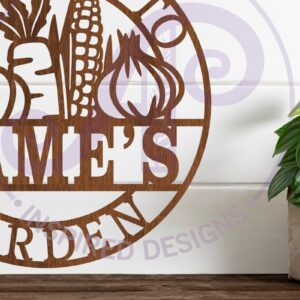 Intra απο ξύλο plywood 3mm-4mm πάχος -   με λαχανικά κήπου Δίασταση 30x20 cm INTRAFABR-88713019