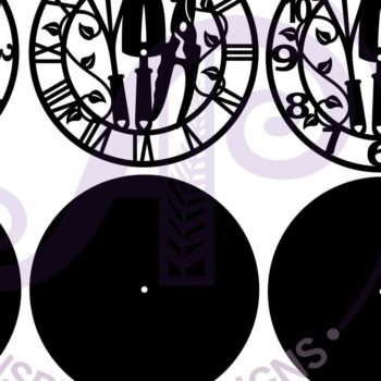 Intra απο ξύλο plywood 3mm-4mm πάχος -  με λέιζερ ρολόι τοίχου Gardeners Δίασταση 30x20 cm INTRAFABR-110081759 - Image 5