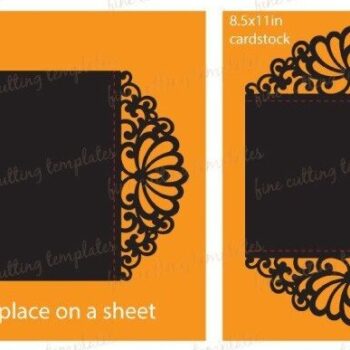 Intra απο ξύλο plywood 3mm-4mm πάχος - Προσκλητήριο γάμου Gate Lotus Flower Δίασταση 5x7 cm INTRAFABR-31743508 - Image 5