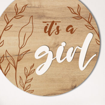 Intra απο ξύλο plywood 3mm-4mm πάχος - Αρχεία αποκοπής με επίπεδα πάρτι αποκάλυψης φύλου Δίασταση 8x27 cm INTRAFABR-13905644 - Image 4