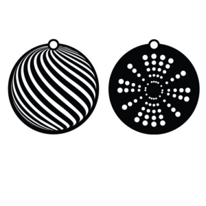 Intra απο ξύλο plywood 3mm-4mm πάχος - Γεωμετρικό σκουλαρίκι , τετράγωνο κύκλο Δίασταση 3x3 cm INTRAFABR-87032137