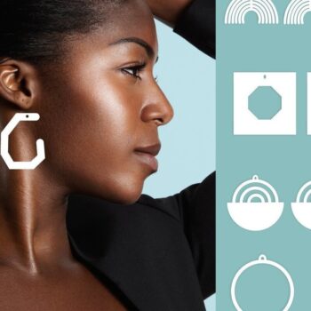 Intra απο ξύλο plywood 3mm-4mm πάχος - Γεωμετρικά Σκουλαρίκια  Πακέτο Δίασταση 5x6 cm INTRAFABR-32785229 - Image 5