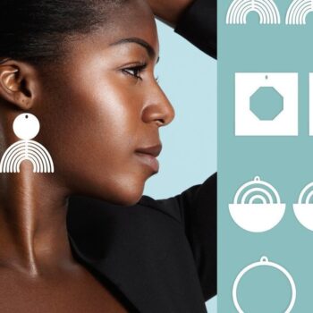 Intra απο ξύλο plywood 3mm-4mm πάχος - Γεωμετρικά Σκουλαρίκια  Πακέτο Δίασταση 5x6 cm INTRAFABR-32785229 - Image 8