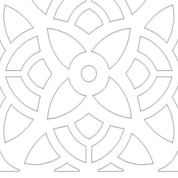 Intra απο ξύλο plywood 3mm-4mm πάχος - Γεωμετρικό Διακοσμητικό Χωρίσμα Τέχνης Τοίχων Δίασταση 20x20 cm INTRAFABR-37103917 - Image 5