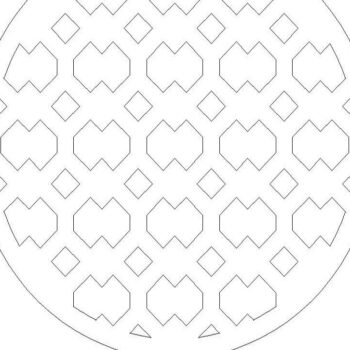 Intra απο ξύλο plywood 3mm-4mm πάχος - Γεωμετρικό Διακοσμητικό Χωρίσμα Τέχνης Τοίχων Δίασταση 20x20 cm INTRAFABR-37103917 - Image 6