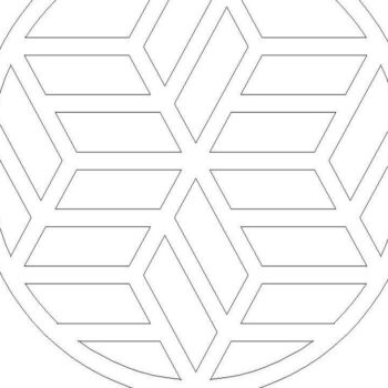 Intra απο ξύλο plywood 3mm-4mm πάχος - Γεωμετρικό Διακοσμητικό Χωρίσμα Τέχνης Τοίχων Δίασταση 20x20 cm INTRAFABR-37103917 - Image 8