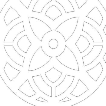 Intra απο ξύλο plywood 3mm-4mm πάχος - Γεωμετρικό Διακοσμητικό Χωρίσμα Τέχνης Τοίχων Δίασταση 20x20 cm INTRAFABR-37103917 - Image 9