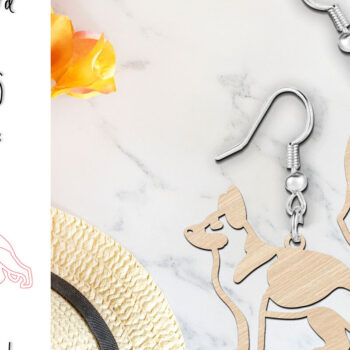 Intra απο ξύλο plywood 3mm-4mm πάχος - Σκουλαρίκια German Shepherd Dog Cut Laser Δίασταση 900x900 cm INTRAFABR-119317322 - Image 1