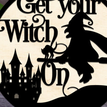 Intra απο ξύλο plywood 3mm-4mm πάχος - Αποκτήστε τη μάγισσα σας σε γύρο 16 ιντσών Δίασταση 30x20 cm INTRAFABR-74462496 - Image 1