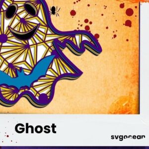 Intra απο ξύλο plywood 3mm-4mm πάχος - Ghost 3D  Δίασταση 30x20 cm INTRAFABR-36603355