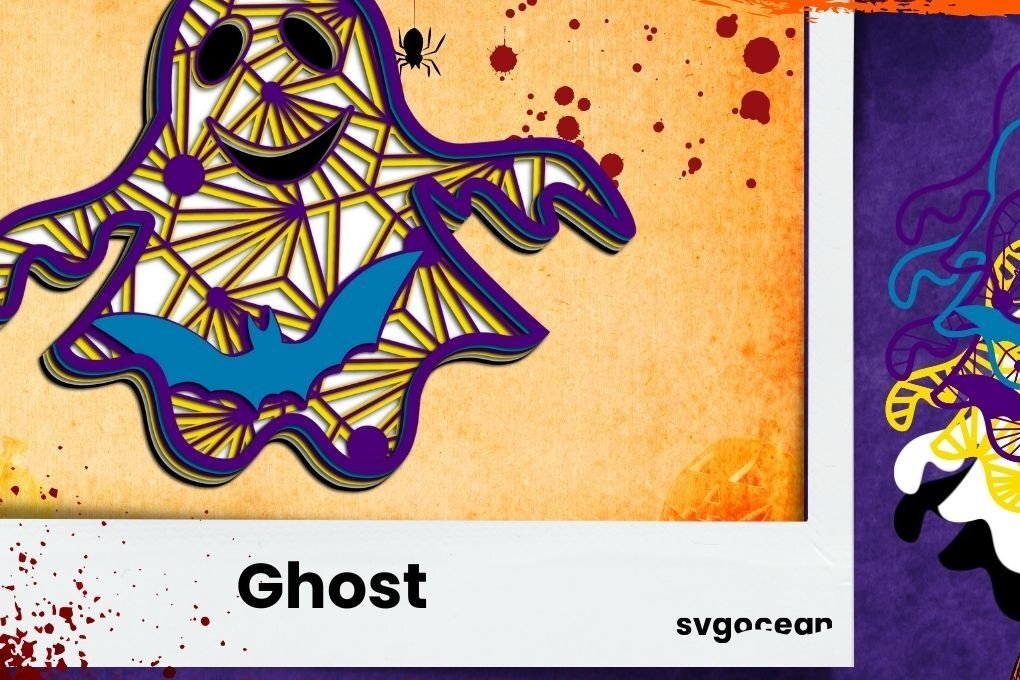 Intra απο ξύλο plywood 3mm-4mm πάχος - Ghost 3D  Δίασταση 30x20 cm INTRAFABR-36603355