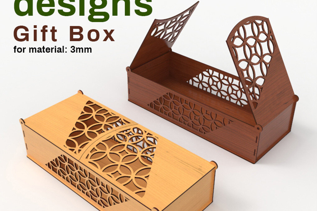 Intra απο ξύλο plywood 3mm-4mm πάχος - Κουτί δώρου Δίασταση 20x20 cm INTRAFABR-11622534