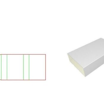 Intra απο ξύλο plywood 3mm-4mm πάχος - Κουτί δώρου 2 Pdf, JPG,  και DXF Δίασταση 12x9 cm INTRAFABR-31615838 - Image 1