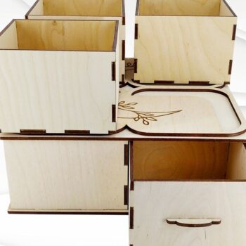 Intra απο ξύλο plywood 3mm-4mm πάχος - Κουτί δώρου 4 σε 1 Δίασταση 206x206 cm INTRAFABR-30328628 - Image 2