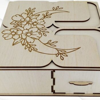 Intra απο ξύλο plywood 3mm-4mm πάχος - Κουτί δώρου 4 σε 1 Δίασταση 206x206 cm INTRAFABR-30328628 - Image 8