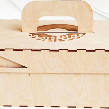 Intra απο ξύλο plywood 3mm-4mm πάχος - Κουτί δώρου Donuts Dxf Design Cut Laser Δίασταση 291x198 cm INTRAFABR-70667821 - Image 3