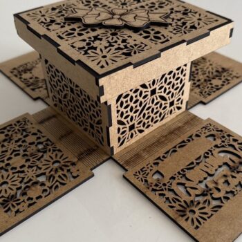 Intra απο ξύλο plywood 3mm-4mm πάχος - Κουτί δώρου για τη μητέρα Δίασταση 1x5 cm INTRAFABR-121128961 - Image 2