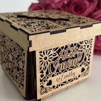 Intra απο ξύλο plywood 3mm-4mm πάχος - Κουτί δώρου για τη μητέρα Δίασταση 1x5 cm INTRAFABR-121128961 - Image 4