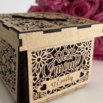 Intra απο ξύλο plywood 3mm-4mm πάχος - Κουτί δώρου για τη μητέρα Δίασταση 1x5 cm INTRAFABR-121128961 - Image 6