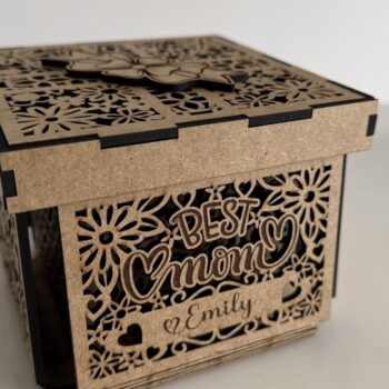 Intra απο ξύλο plywood 3mm-4mm πάχος - Κουτί δώρου για τη μητέρα Δίασταση 1x5 cm INTRAFABR-121128961 - Image 8