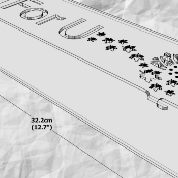 Intra απο ξύλο plywood 3mm-4mm πάχος - Κουτί δώρου, Sunflower, Laser Cut File,  Δίασταση 4x4 cm INTRAFABR-82651577 - Image 1