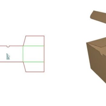 Intra απο ξύλο plywood 3mm-4mm πάχος - Πρότυπο κουτί δώρου Pdf, Jpg, PNG, /DXF Δίασταση 13x10 cm INTRAFABR-33634943 - Image 1