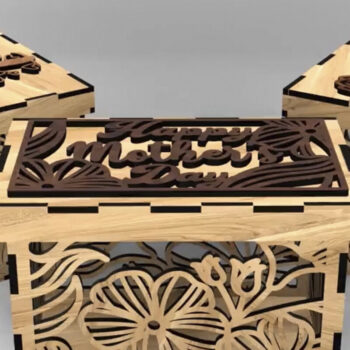 Intra απο ξύλο plywood 3mm-4mm πάχος - Κουτιά δώρων για τη γιορτή της μητέρας Δίασταση 2x2 cm INTRAFABR-119255135 - Image 8