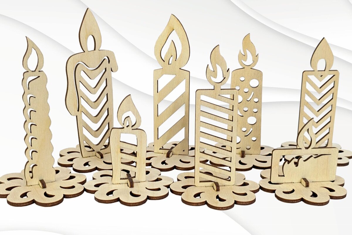 Intra απο ξύλο plywood 3mm-4mm πάχος - Δώρο Κερί Σχεδιασμός Laser Cut 8 Patterns Δίασταση 103x39 cm INTRAFABR-107519056