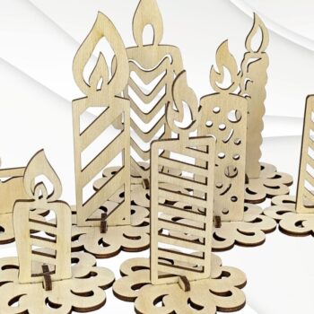 Intra απο ξύλο plywood 3mm-4mm πάχος - Δώρο Κερί Σχεδιασμός Laser Cut 8 Patterns Δίασταση 103x39 cm INTRAFABR-107519056 - Image 2