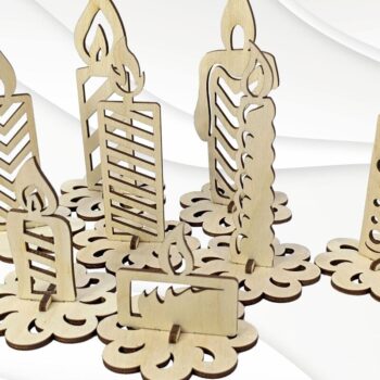 Intra απο ξύλο plywood 3mm-4mm πάχος - Δώρο Κερί Σχεδιασμός Laser Cut 8 Patterns Δίασταση 103x39 cm INTRAFABR-107519056 - Image 5