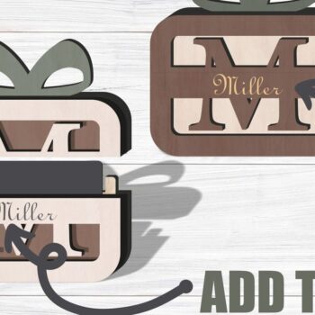 Intra απο ξύλο plywood 3mm-4mm πάχος - Πακέτο θήκης δωροκάρτας Laser Cut Δίασταση 30x20 cm INTRAFABR-113915074 - Image 2